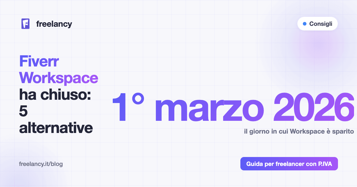 Fiverr Workspace ha chiuso: 5 alternative per freelancer italiani (e cosa portarti via prima)